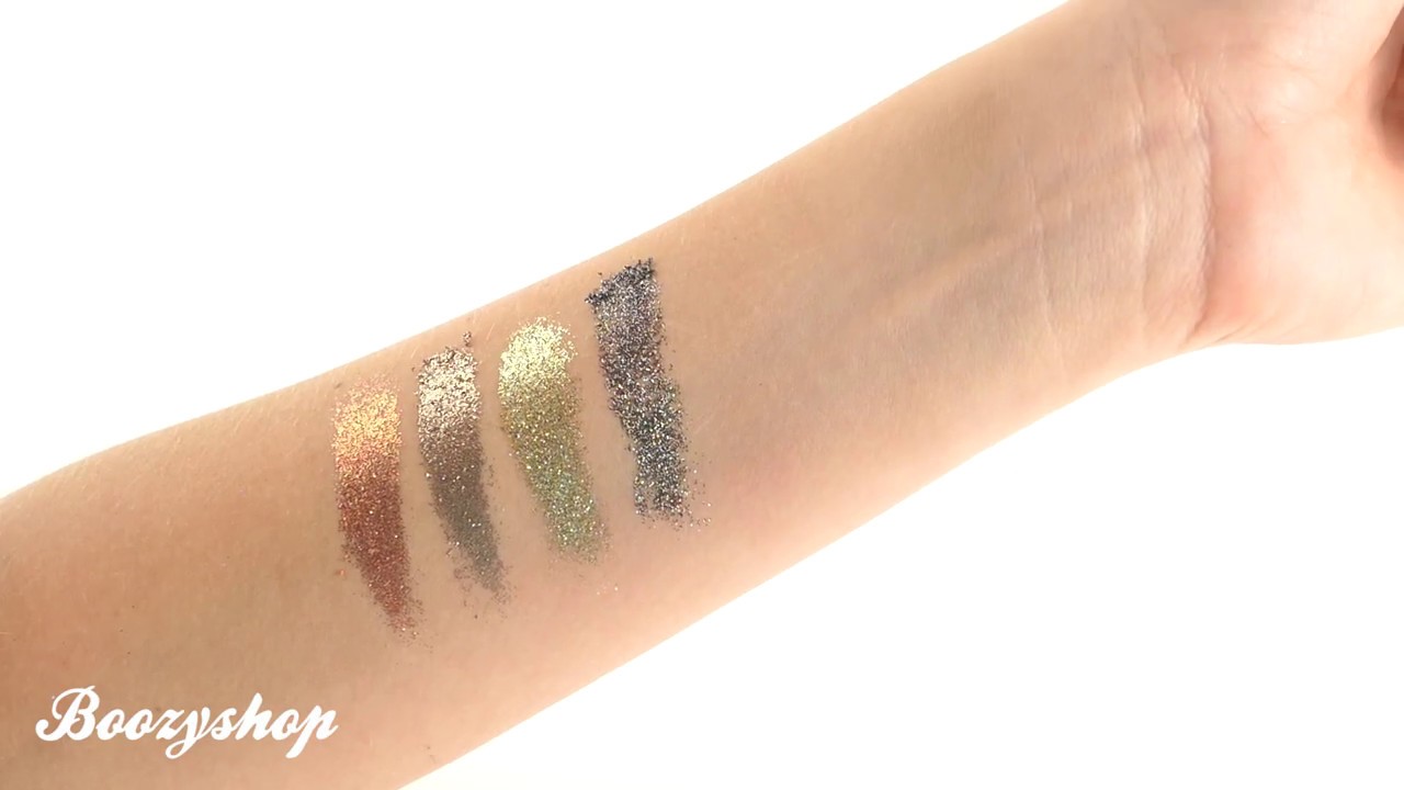 NYX Cosmetics Glitter Goals Cream Quad Palette Galactica