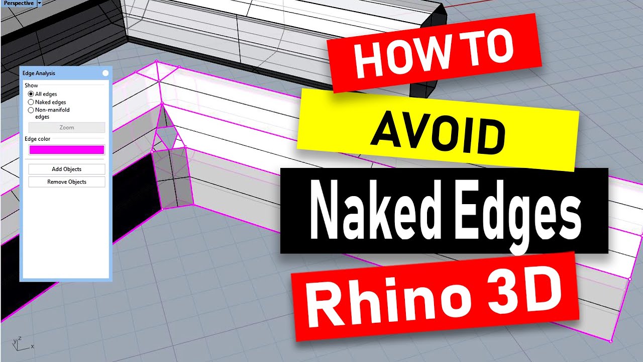 5 советов, как избежать создания необработанных краев в Rhino 6: Учебное пособие по проектировани...