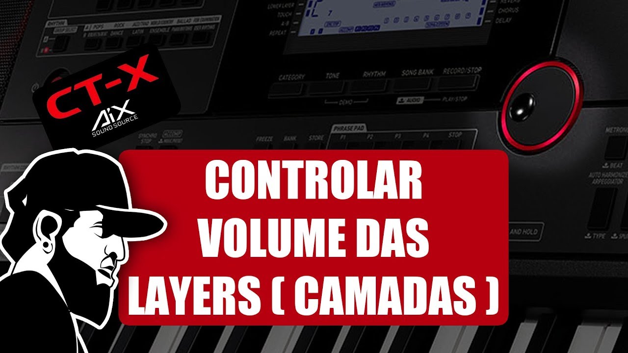 Como Controlar O Volume (Split) | Casio CT-X5000 (CTX5000EP08)