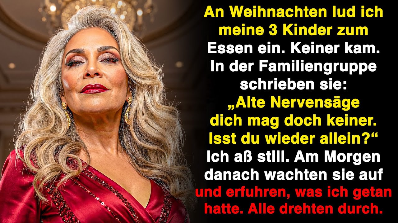 Meine Kinder sagten: „Alter Spinner, siehst du nicht, niemand liebt dich!“ Aber…