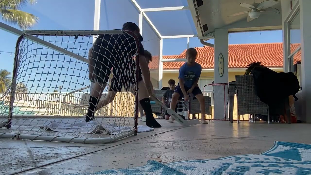 Knee hockey series game 2