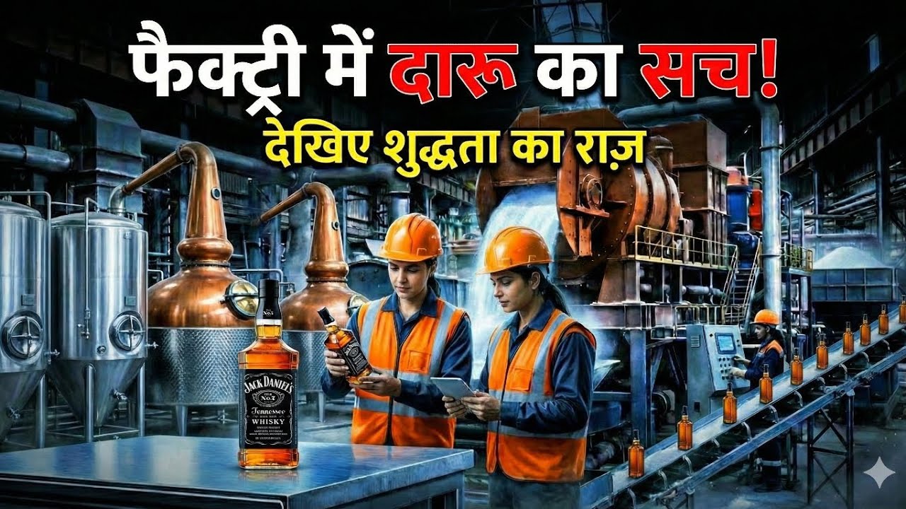 फैक्ट्री में दारू कैसे बनती है? | How Alcohol Is Made In Factory | Whisky & Rum Making Process