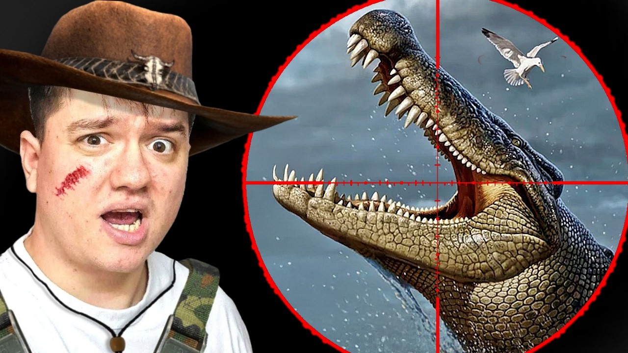 Am VANAT un DINOZAUR CROCODIL GIGANT