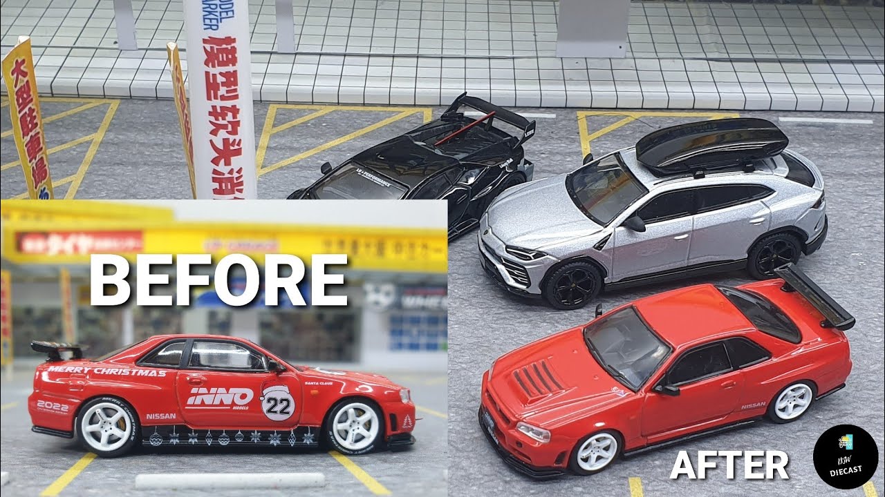 HOW TO Remove / Erase Decal / Livery on your Diecast Model Car using Model Marker Remover | TUTORIAL