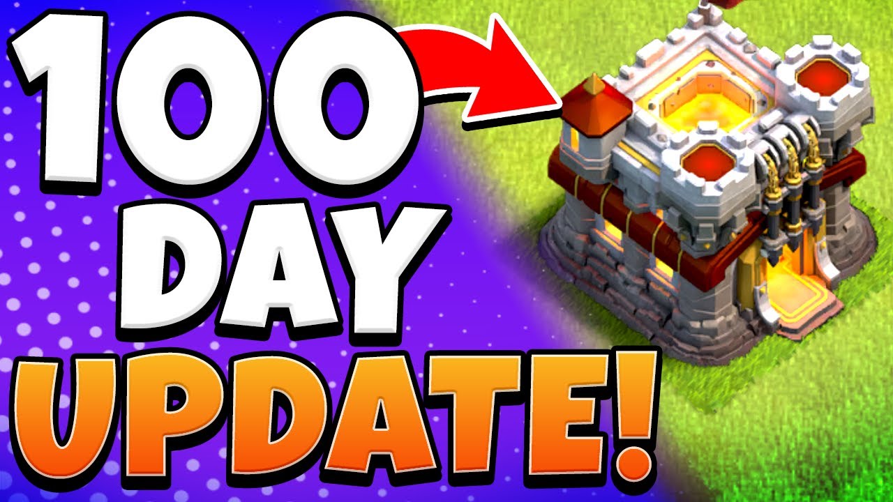 Clash of Clans Village after 100 Days of Gameplay