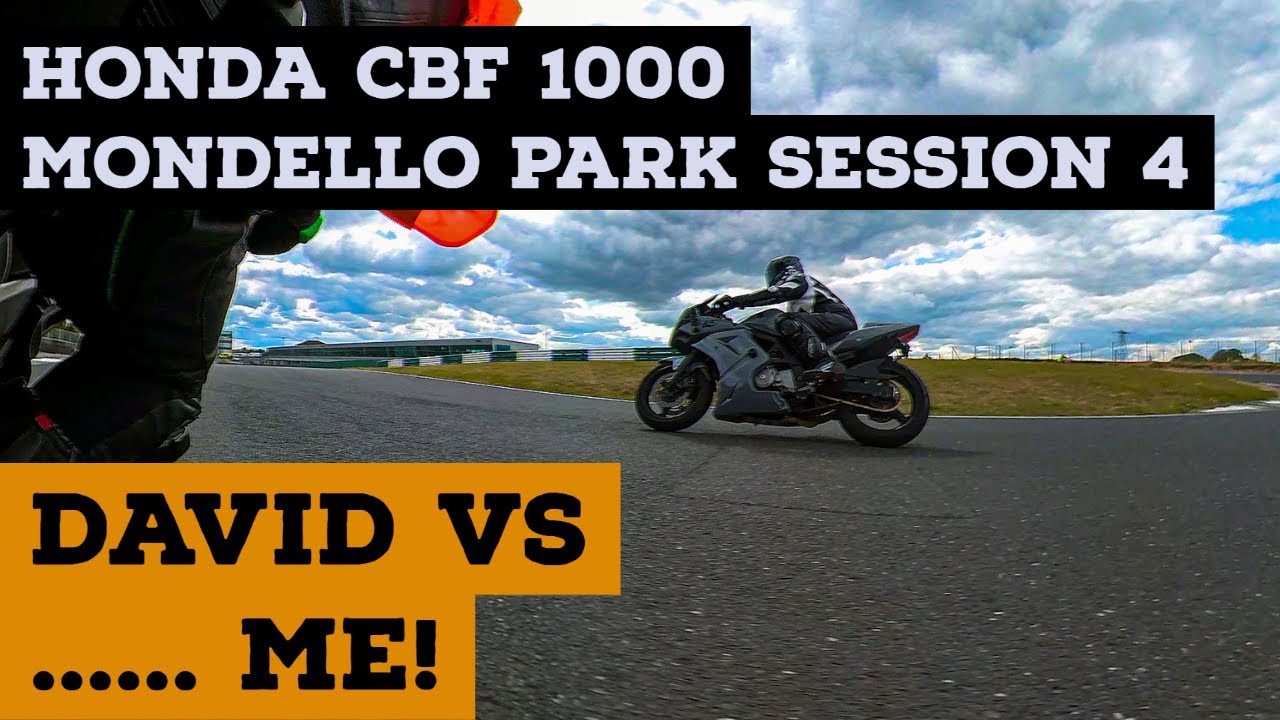 Honda CBF1000 Mondello Park Session 4 | David vs Me!