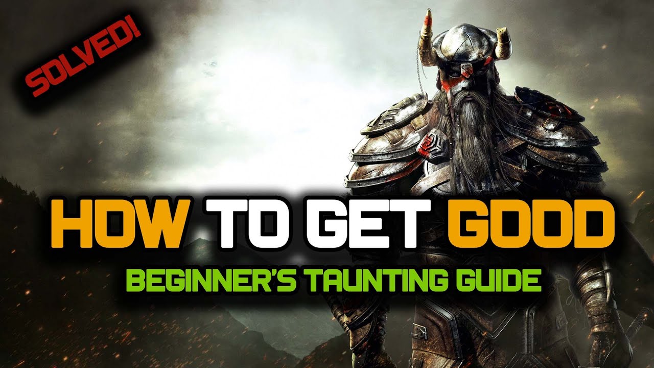 ESO - Как стать лучшим - Как ПРАВИЛЬНО НАСМЕИВАТЬСЯ, играя за танк! - Руководство для начинающих!