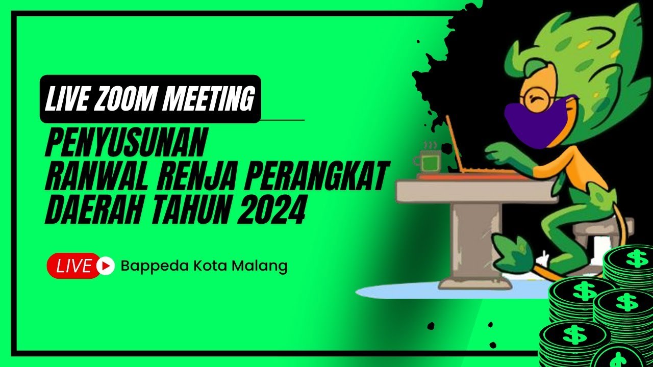 Zoom Meeting Sosialisasi Penyusunan Renja PD 2024