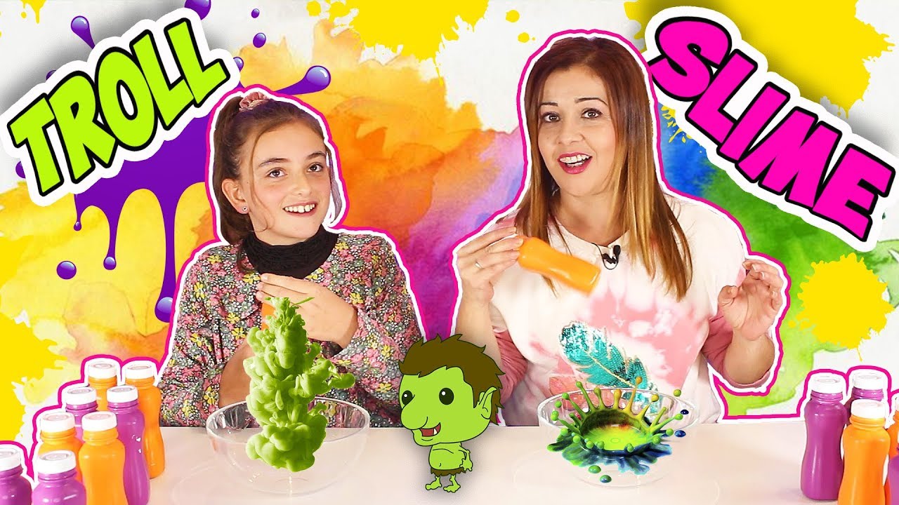 TROLL SLIME  |Jugando con slime a trollear al otro | SLIME DIVERTIDO !!