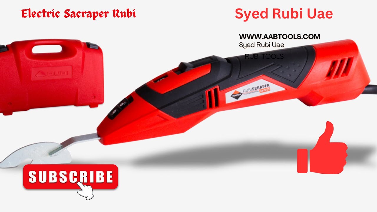 Rubi Electric Scraper | Grout Remover| Electric Machine | Syed Rubi UAE
