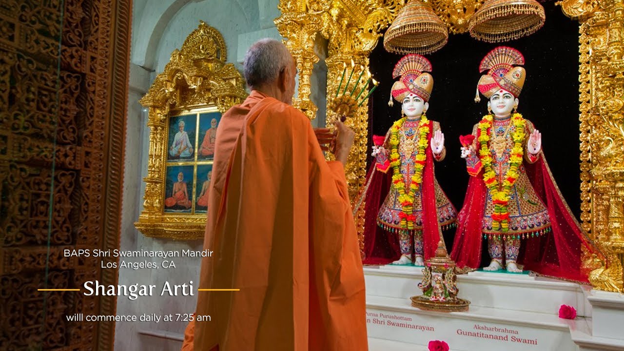 BAPS Shri Swãminãrãyan Mandir - Chino Hills, CA - Live Shangãr Arti