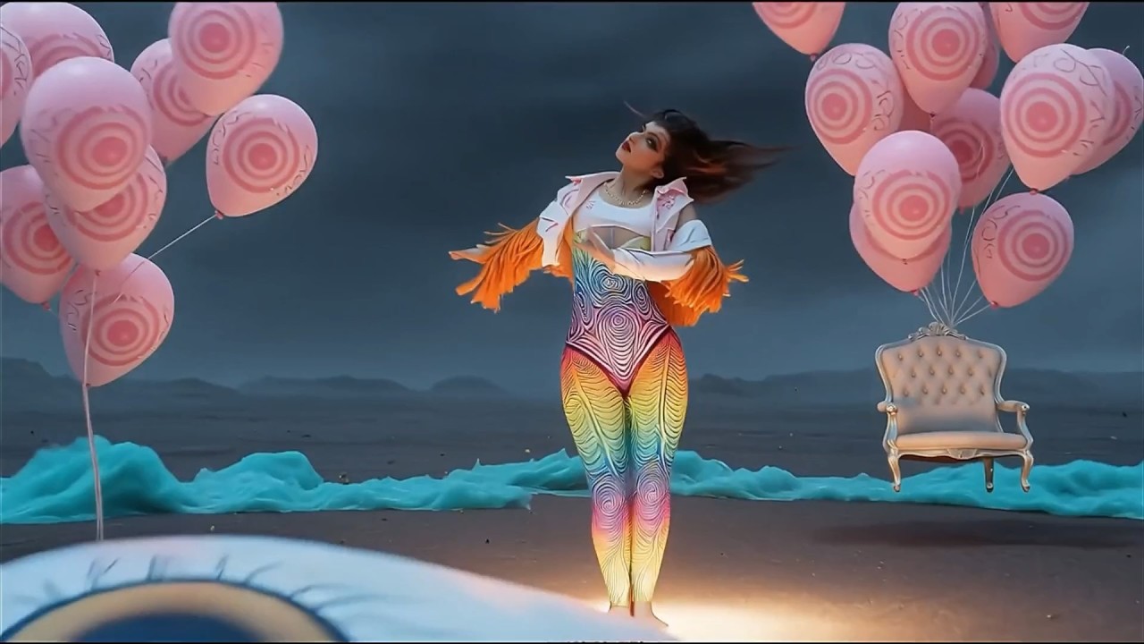 Witches Play with Ocellated Balloon &mdash; AI Art Cinema