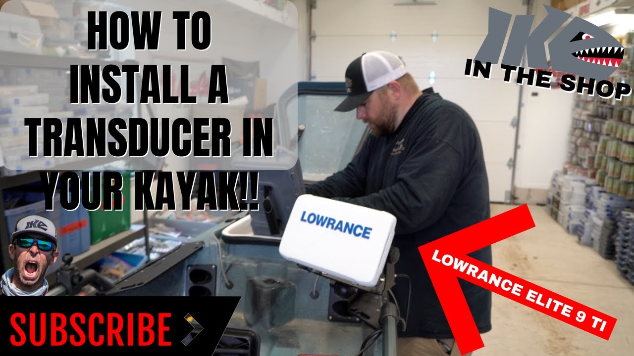 How To Install a Transducer in Your HOBIE KAYAK!