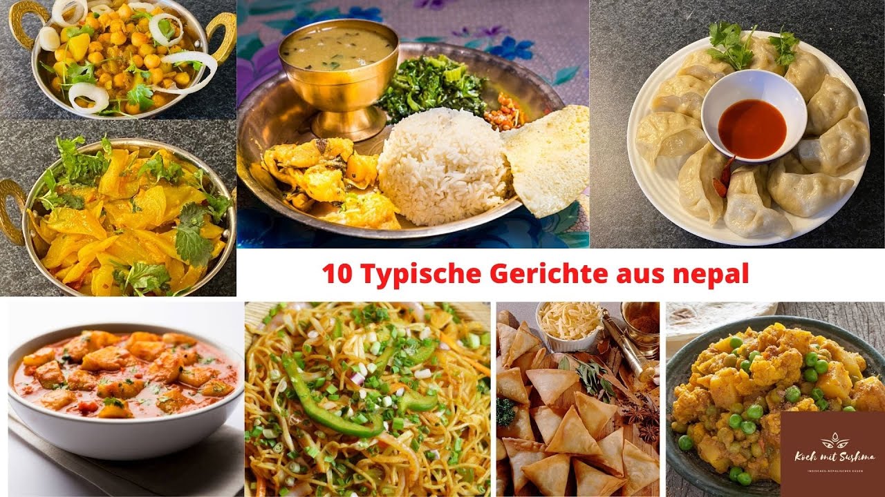 Nepalesisches Essen,  Typische Gerichte aus Nepal, Traditionelle K&uuml;che, Street Food aus Nepal,