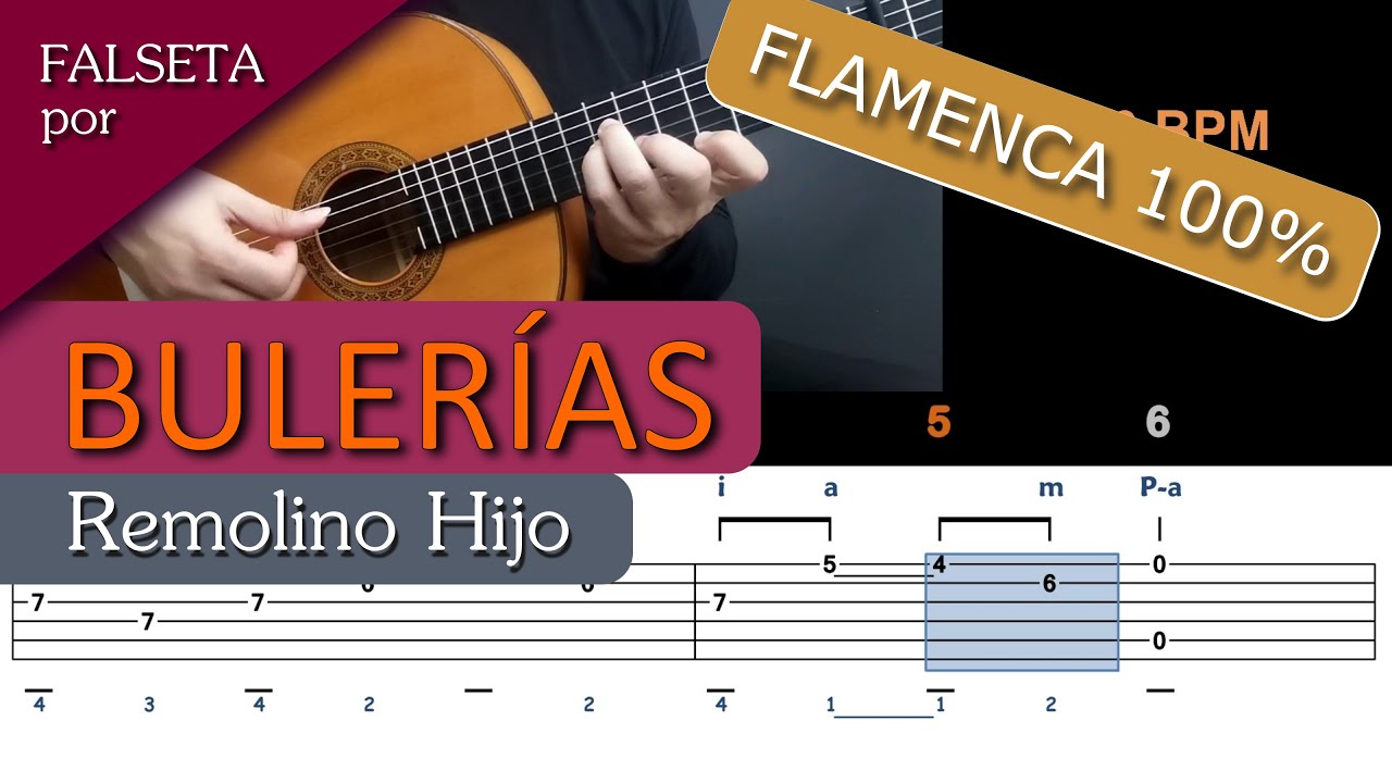 ➡️ TUTORIAL - Falseta de BULERÍAS de REMOLINO HIJO interpretada por Mariano Bailera