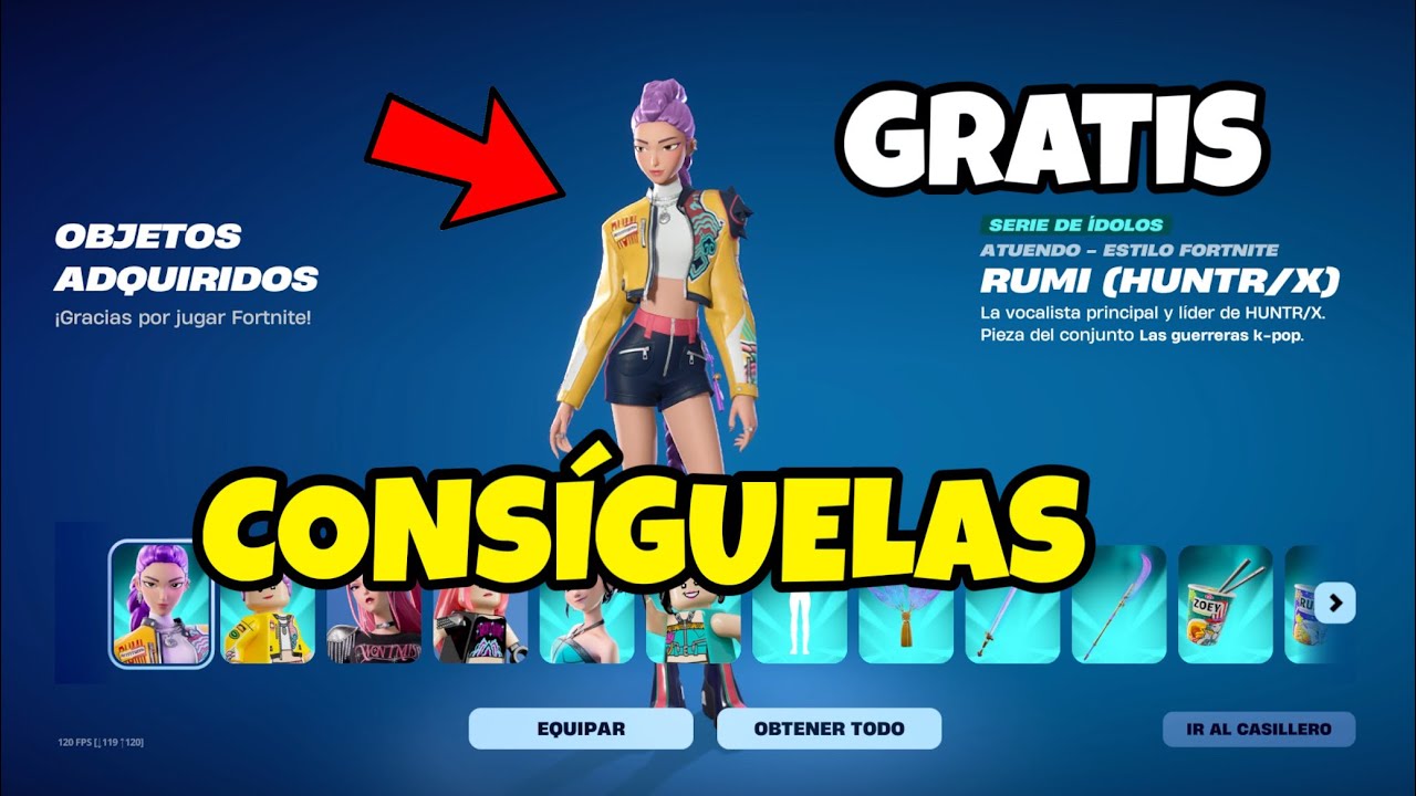 *GRATIS* COMO CONSEGUIR LAS SKINS DE KPOP DEMON HUNTERS EN FORTNITE! SORTEO DE KPOP DEMON HUNTERS! 