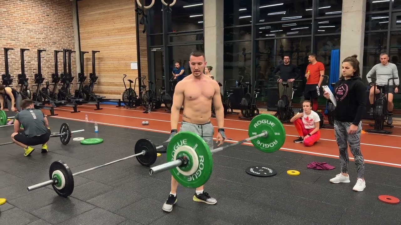 CrossFit open week 3 CrossFit Vitosha heat 1 garitage park bulgaria