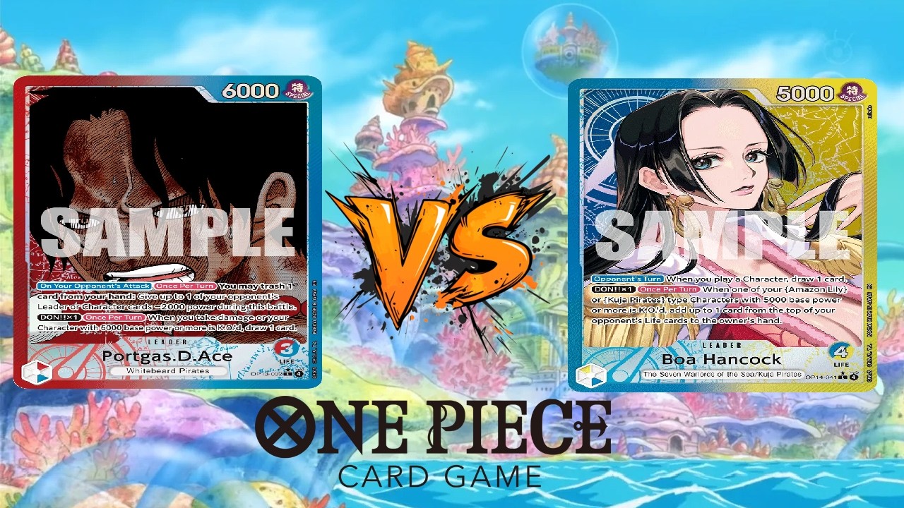 OP14 LOCALS GAMEPLAY ROUND 1 - RU PORTGAS D ACE VS UY BOA HANCOCK