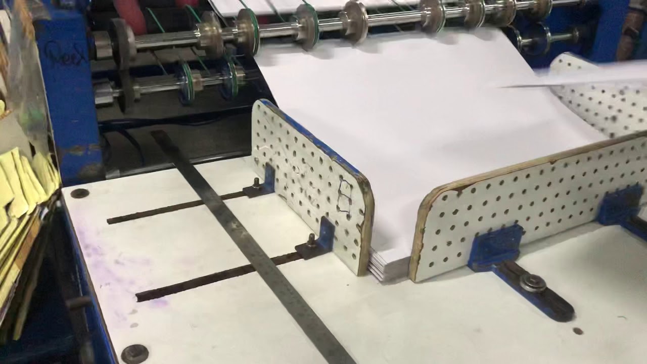 Paper roll to sheet cutting machine with hi speed