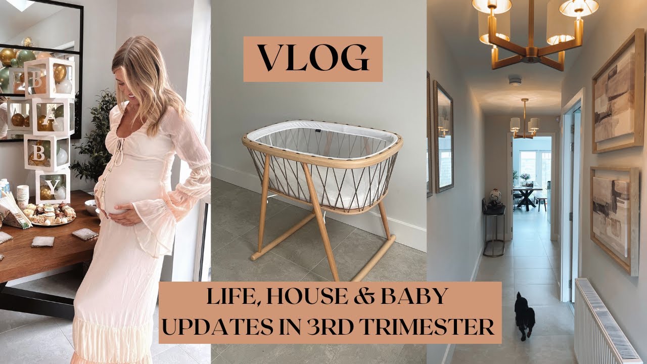 VLOG: 8TH MONTH OF PREGNANCY UPDATES: HOUSE, LIFE & BABY PREP | Louise Cooney
