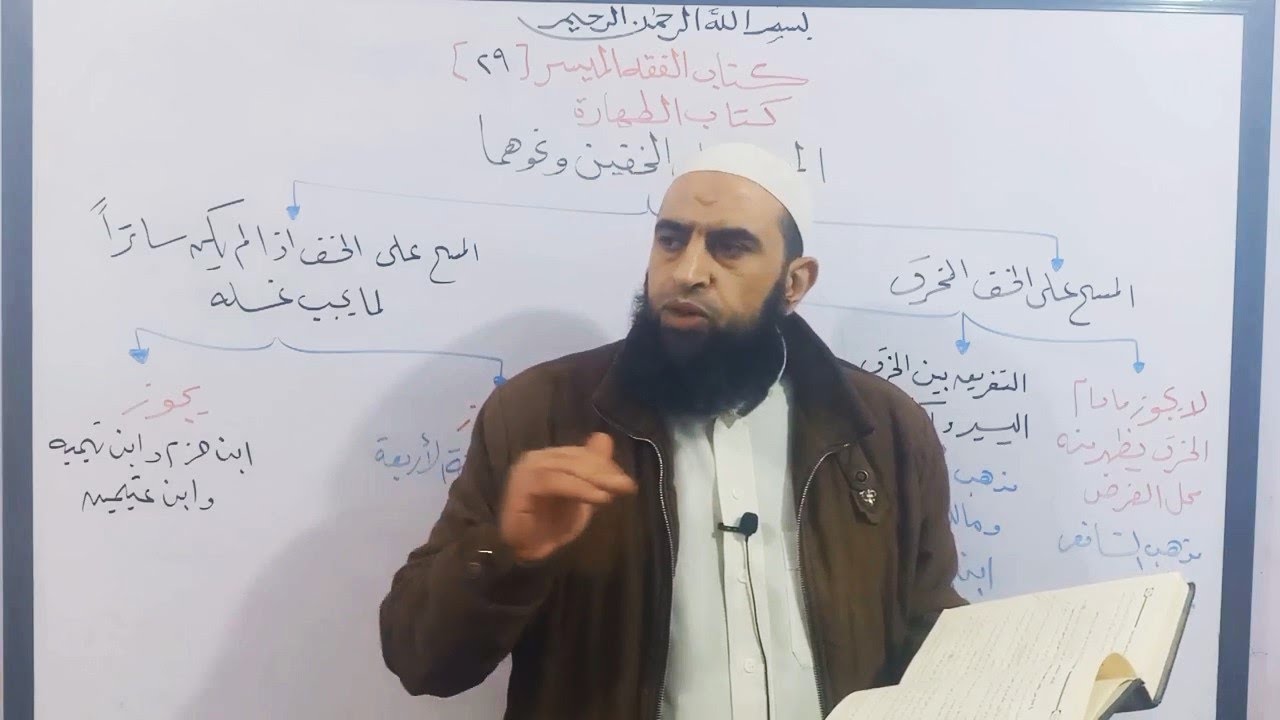 شرح الفقه الميسر 29 //  شروط المسح على الخفين مع التفصيل في بعض المسائل