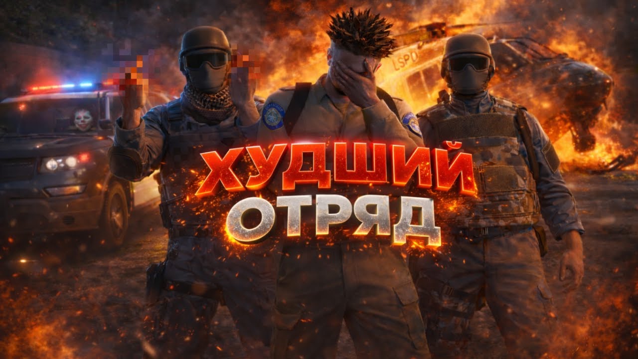 СОБРАЛ ХУДШИЙ ОТРЯД LSPD и вот ЧТО ИЗ ЭТОГО ВЫШЛО &mdash; GTA 5 RP Santa Maria
