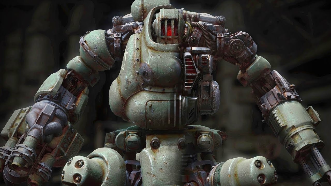 Fallout 4 - Sentrybot VS Annihilator Sentry Bot MK 2 (VERY HARD)