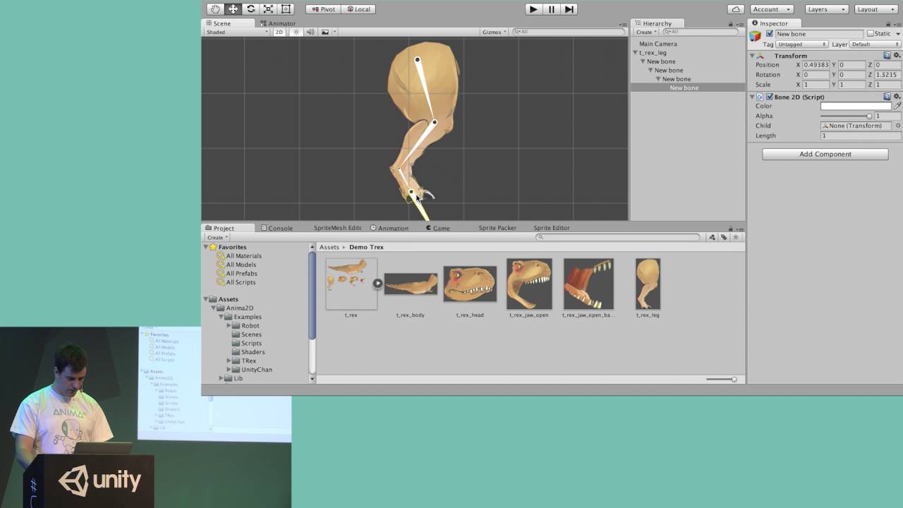 Unite Europe 2016 - 2D Skeletal Animation for Unity: Anima2D