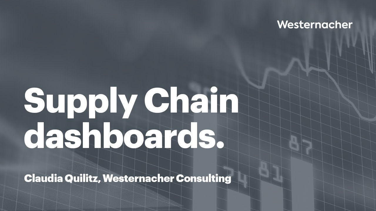 Using supply chain dashboards to steer your operations.