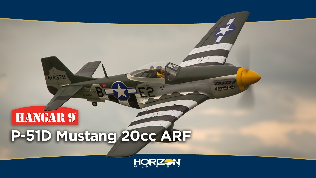 Hangar 9 P-51D Mustang 20cc ARF RC Airplane