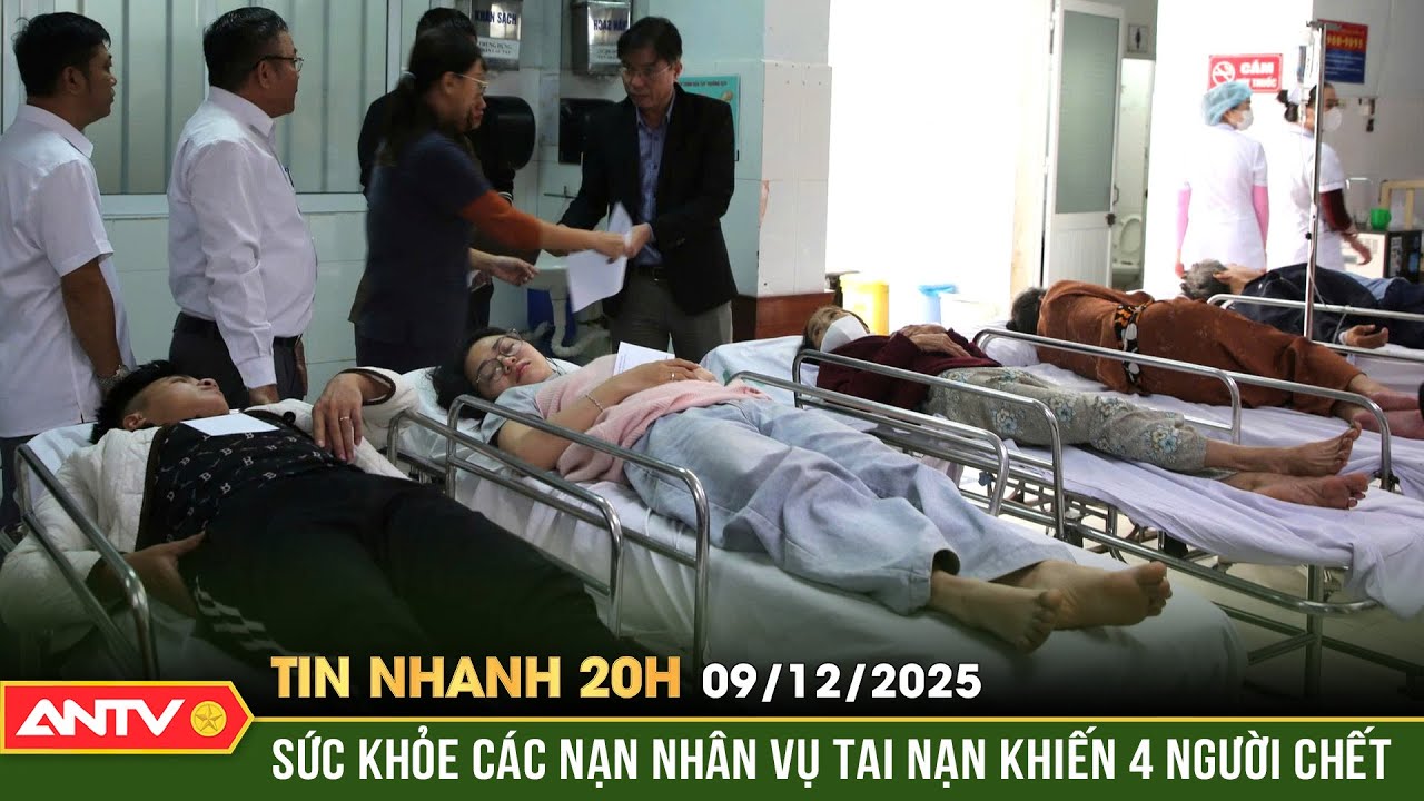 Tin nhanh 20h ng&agrave;y 9/12: C&aacute;c nạn nh&acirc;n vụ tai nạn 4 người tử vong đ&atilde; qua cơn nguy kịch | ANTV