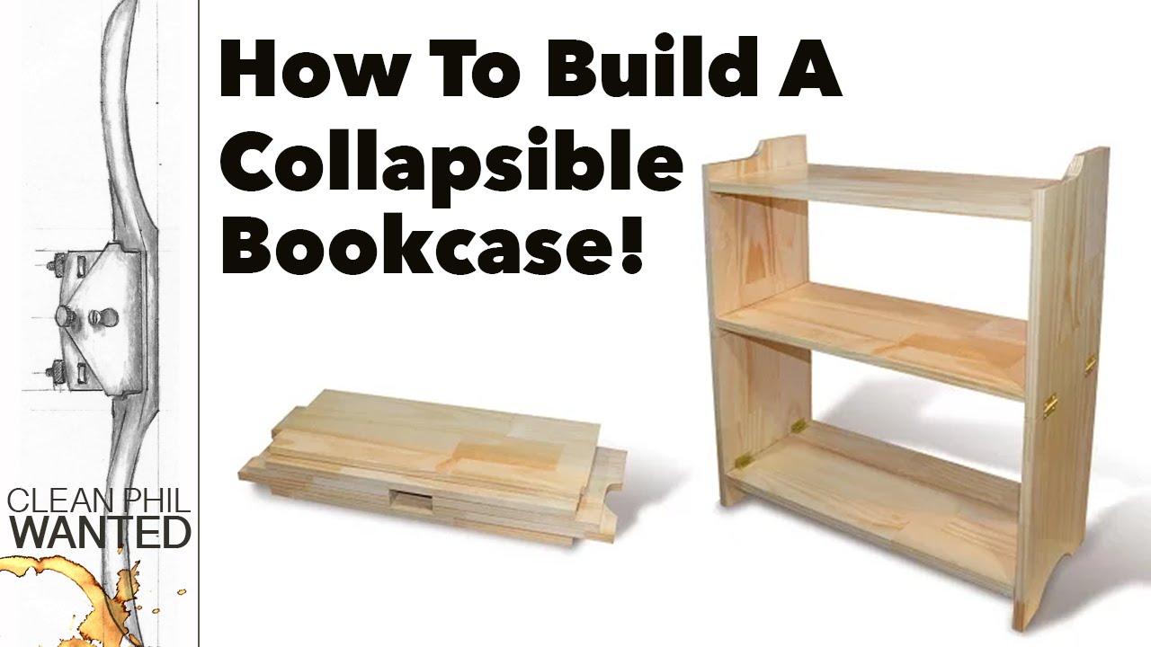 How to build a Collapsible Bookcase (Campaign Furniture Build) with Hand Tools.