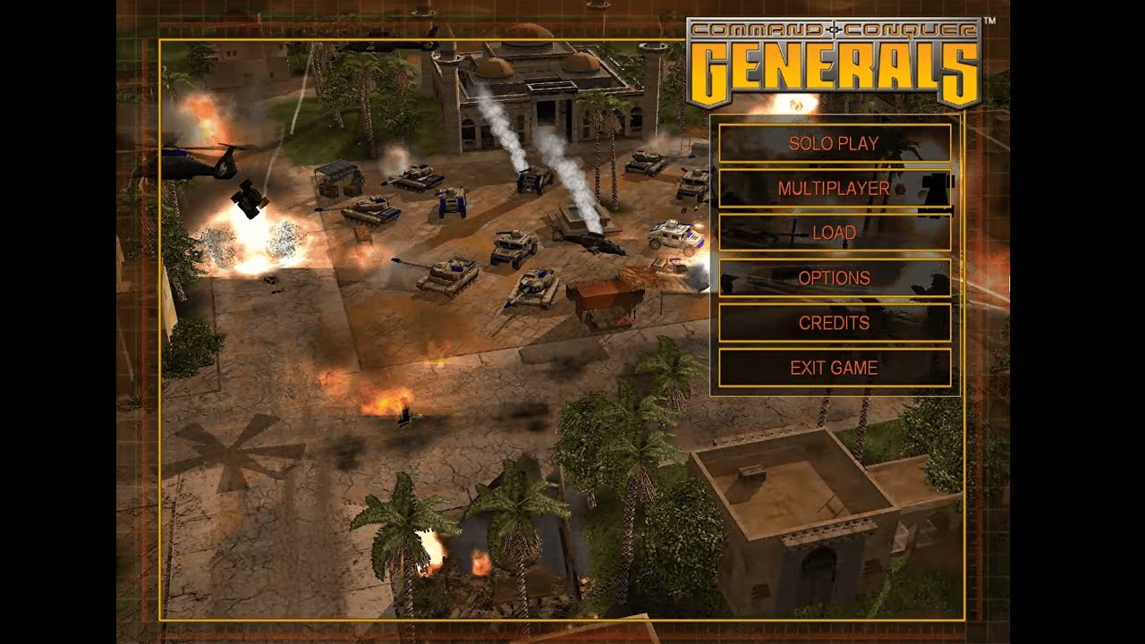 C&C - Command & Conquer Generals - 1 Vs 3 Brutal Armies  - best strategy for fast Victorious (China)