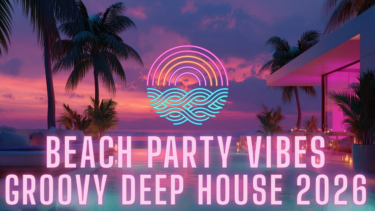 Beach Party Deep House Mix 2026 | Sunset Vibes with Groovy Bass & Tropical Beats for Relaxation