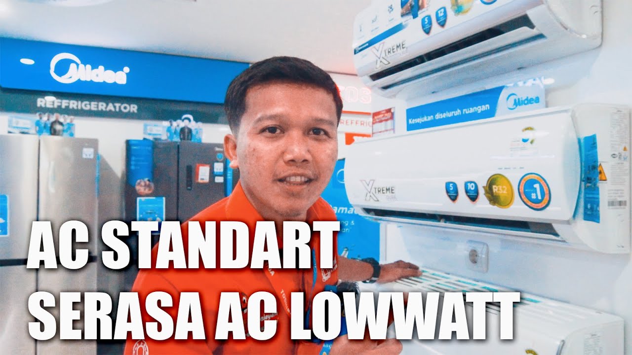 INI DIA !!! AC STANDART DENGAN WATT TERKECIL, LEBIH IRIT LISTRIK || AC Terlaris Di Dunia || Midea AC
