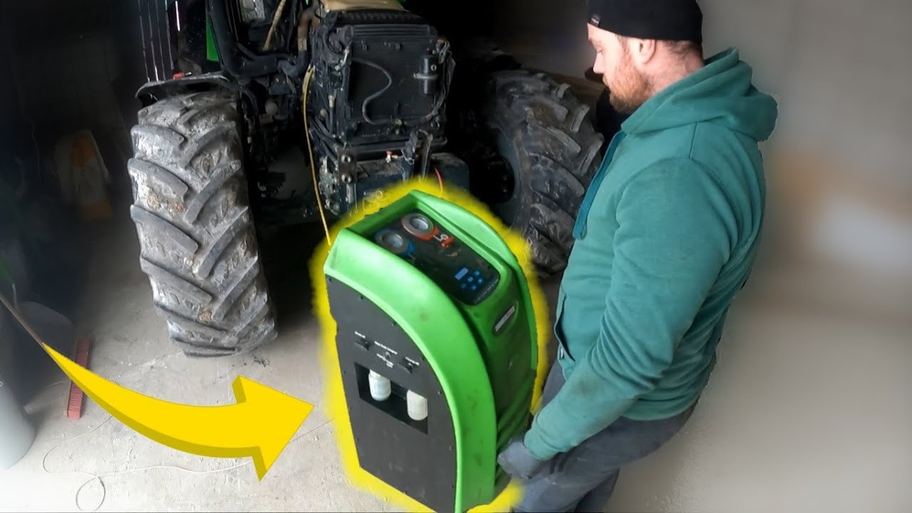 MOBILNY SERWIS - SPUSZCZAMY GAZ Z KLIMATYZAJI - DEUTZ-FAHR 130 |AgroLovers