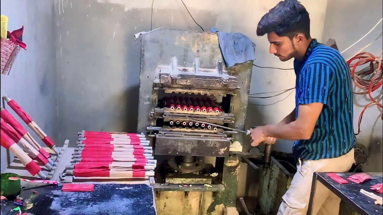 Best Quality Cricket Bat Grip Making Process | How to Make Cricket Bat Grip in factory