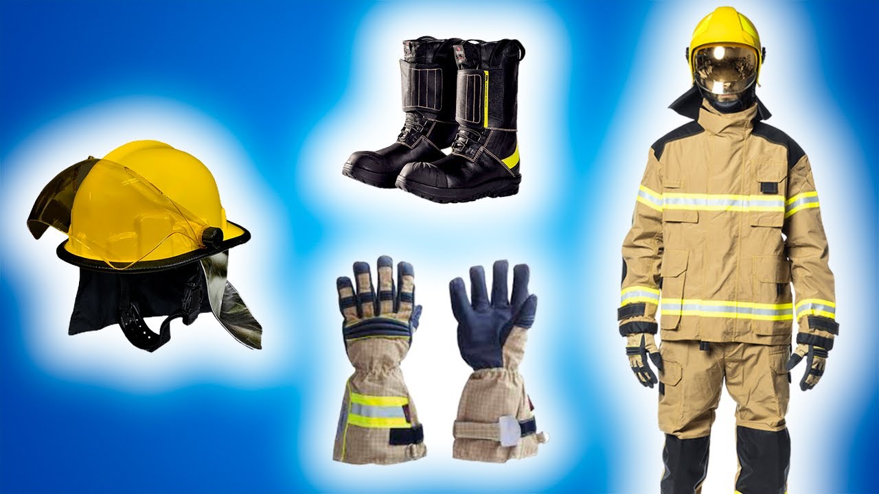 Conoce las partes de un traje de bombero