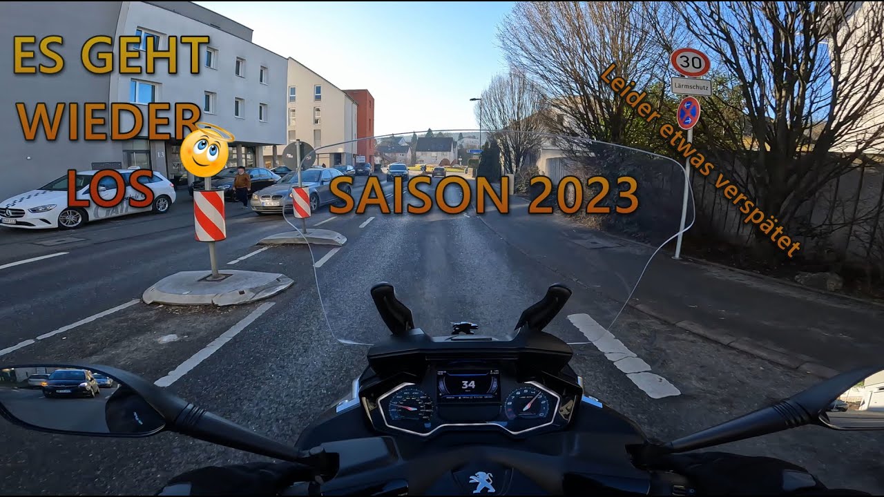 Winterschlaf des Peugot Metropolis beendet😎 -  4K Motovlog