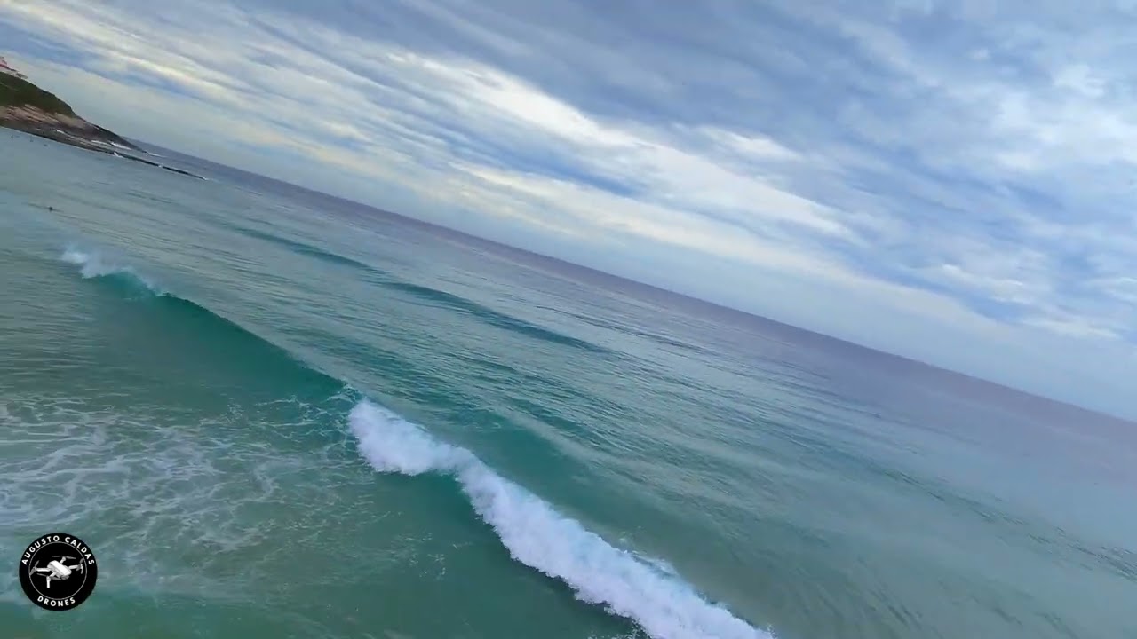 Dji Neo na praia da vila Saquarema-Rj  antes da chuva 