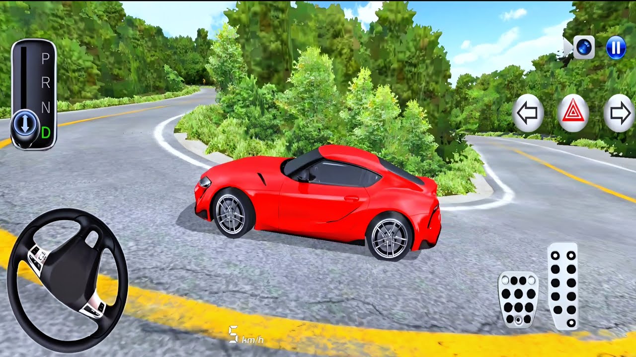 New Toyota GR Supra Car Narrow Mountain Road Driving - 3D Driving Class Android - Games 2026