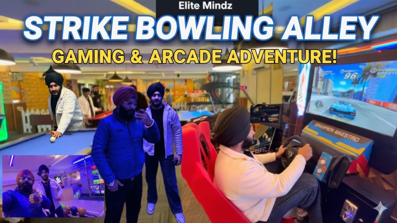 Vlog Style👍Strike Bowling Alley Mein Full Masti! 🎳 | Gaming & Arcade Adventure ☺️