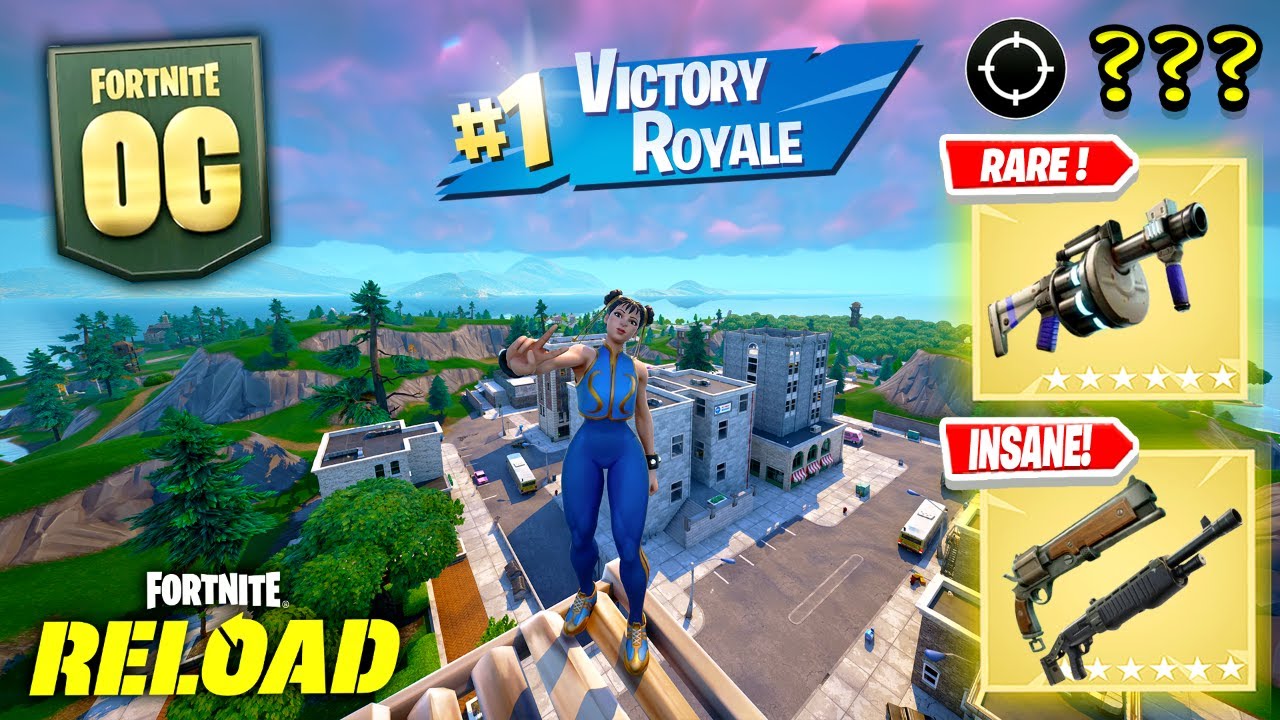 RARE CHUN-LI SKIN! OG Fortnite Reload | High Kill Gameplay | Controller