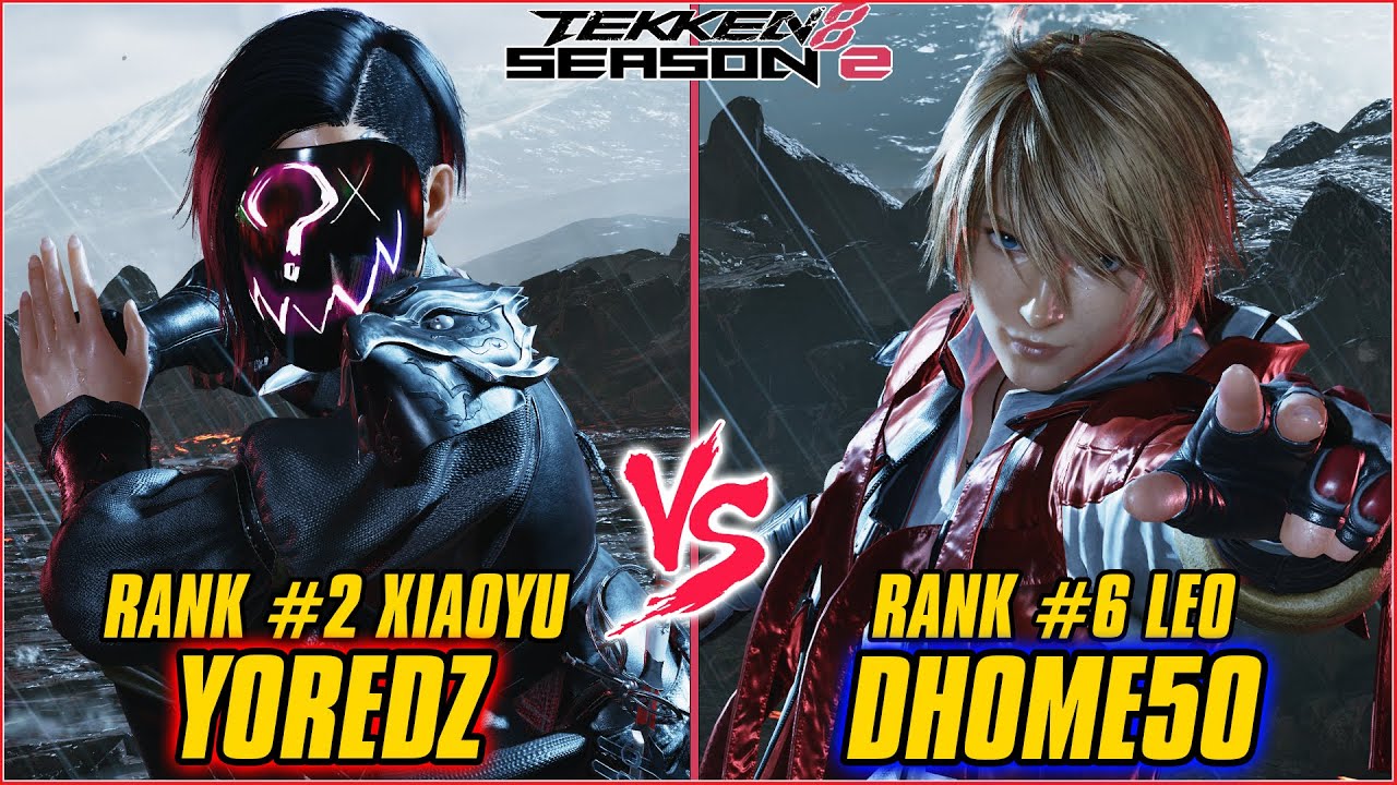 TEKKEN 8 | YOREDZ (RANK #2 XIAOYU) vs DHOME 50 (RANK #6 LEO) | TEKKEN 8 RANKED MATCH