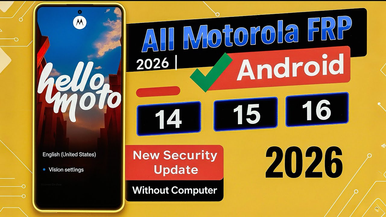 ✅ How to Fix Google Account Verification Issues on Motorola (2025&ndash;2026) | Android 14/15/16 | No PC