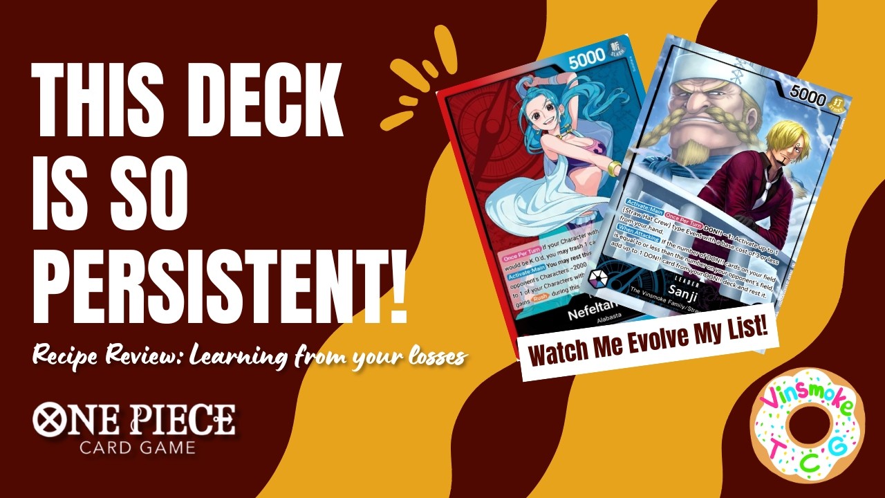 [EB03] Recipe Review: Learning from a Loss Pt. 1 (UP Sanji - One Piece TCG)