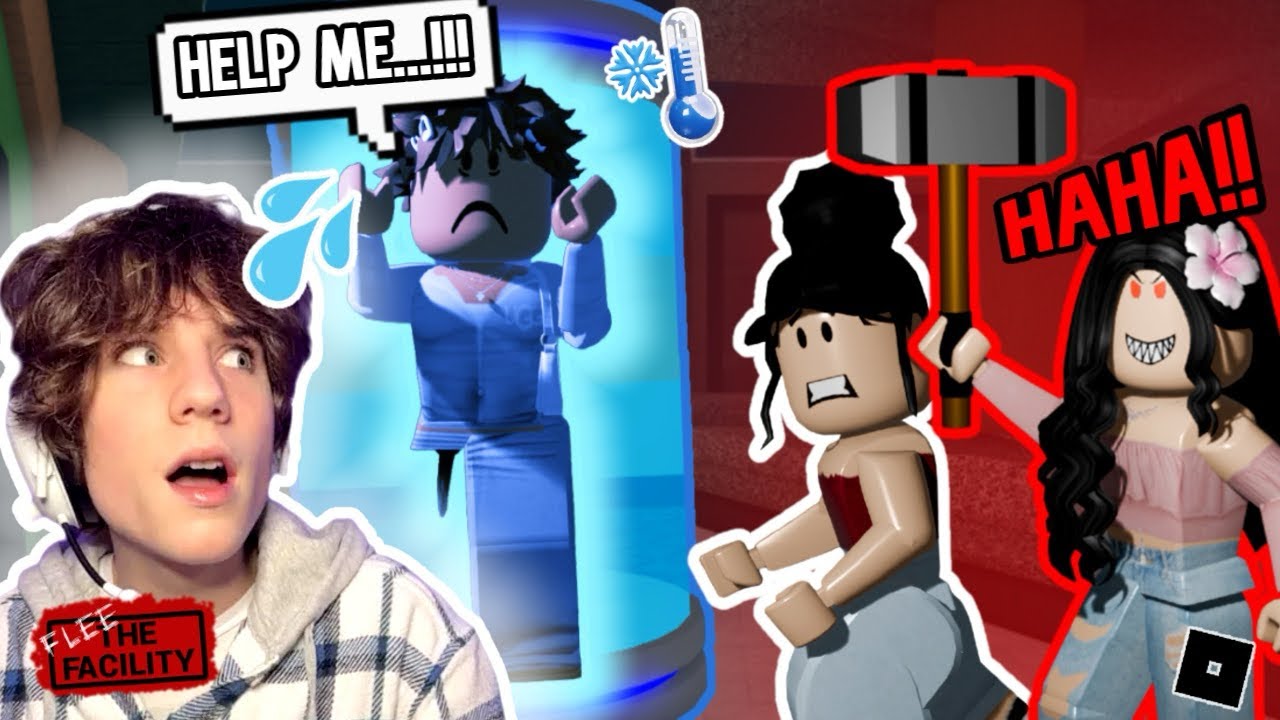 SHE LET ME FREEZE 🥶😡| Roblox Flee The Facility 