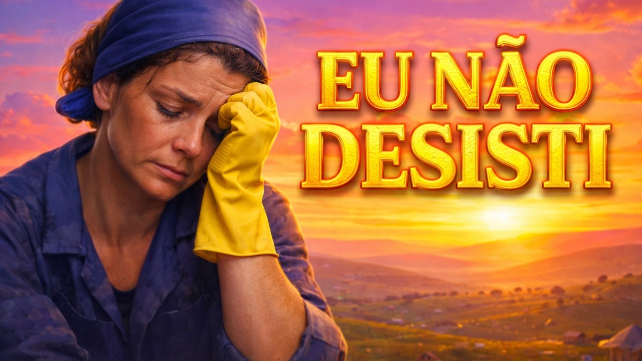 “Eu continuei, mesmo quando ninguém via”