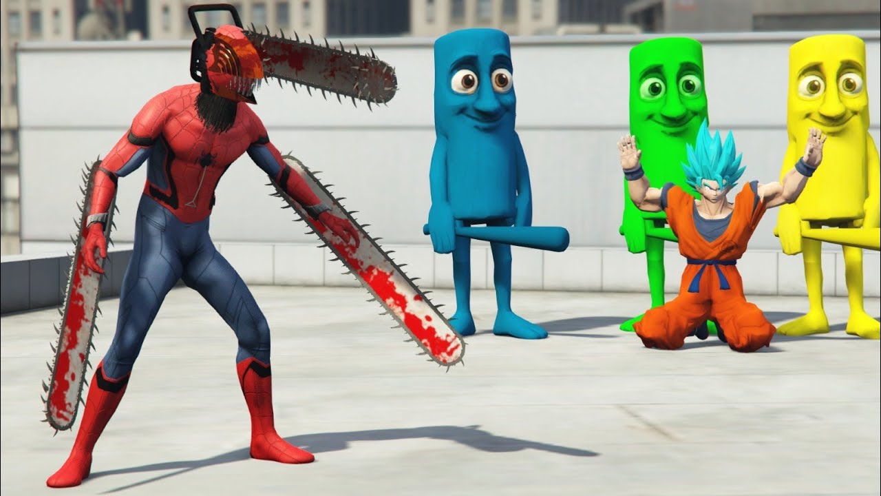 Spider-Man vs Minion in GTA 5 | Nonstop Extreme Ragdoll Fight Gameplay