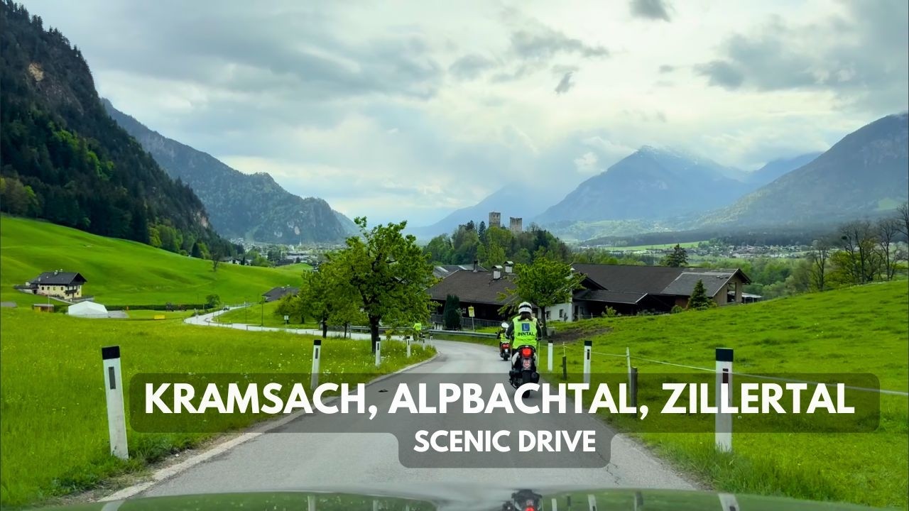 🇦🇹Driving from Jenbach to Kramsach, Alpbachtal & Zillertal | Taking out the trash in 4K HDR | Tirol
